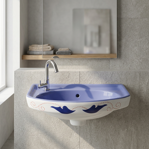 Carrara White Marble Round Pedestal Wash Basin Freestanding Bathroom Sink for Luxury Hotel Villa Commercial Projects - Product Image 6