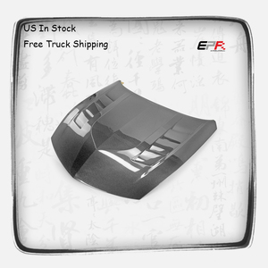 Capó de carbono ligero para Nissan RZ34 Fairlady Z, desde finales de 2022 en adelante, con ventilaciones frontales tipo V, EPA, disponible en EE. UU., envío gratis. - Product Image 1