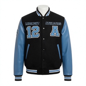 Chaqueta de Moda Más Vendida en 2026, Chaqueta Estilo Universitario Personalizada, Chaquetas de Béisbol Varsity para Hombre con Logotipo Bordado - Product Image 1