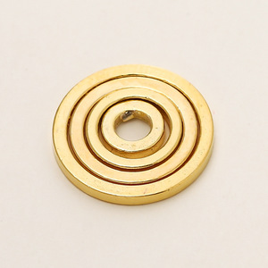 Copper Plated Gold Closed Loop <b>Rings</b> For Necklace Making DIY Jewelry Accessories Round Findings 18K Finish - Product Image 4