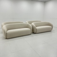Ensemble de canapés de salon de luxe moderne, structure en bois massif avec mousse haute densité, couleur personnalisée, meubles de salon pour la maison