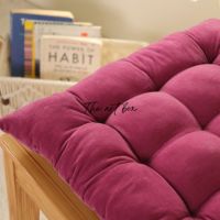 Coussin de chaise en coton tissé de haute qualité, garnissage en mousse à mémoire de forme, respirant, 40 x 40 x 7 cm, accepte les designs personnalisés, moderne et doux