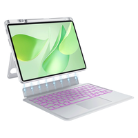 Clavier détachable de haute qualité avec pavé tactile intégré, clavier rétroéclairé RVB, étui pour Huawei MatePad 12 X (2024-2025)