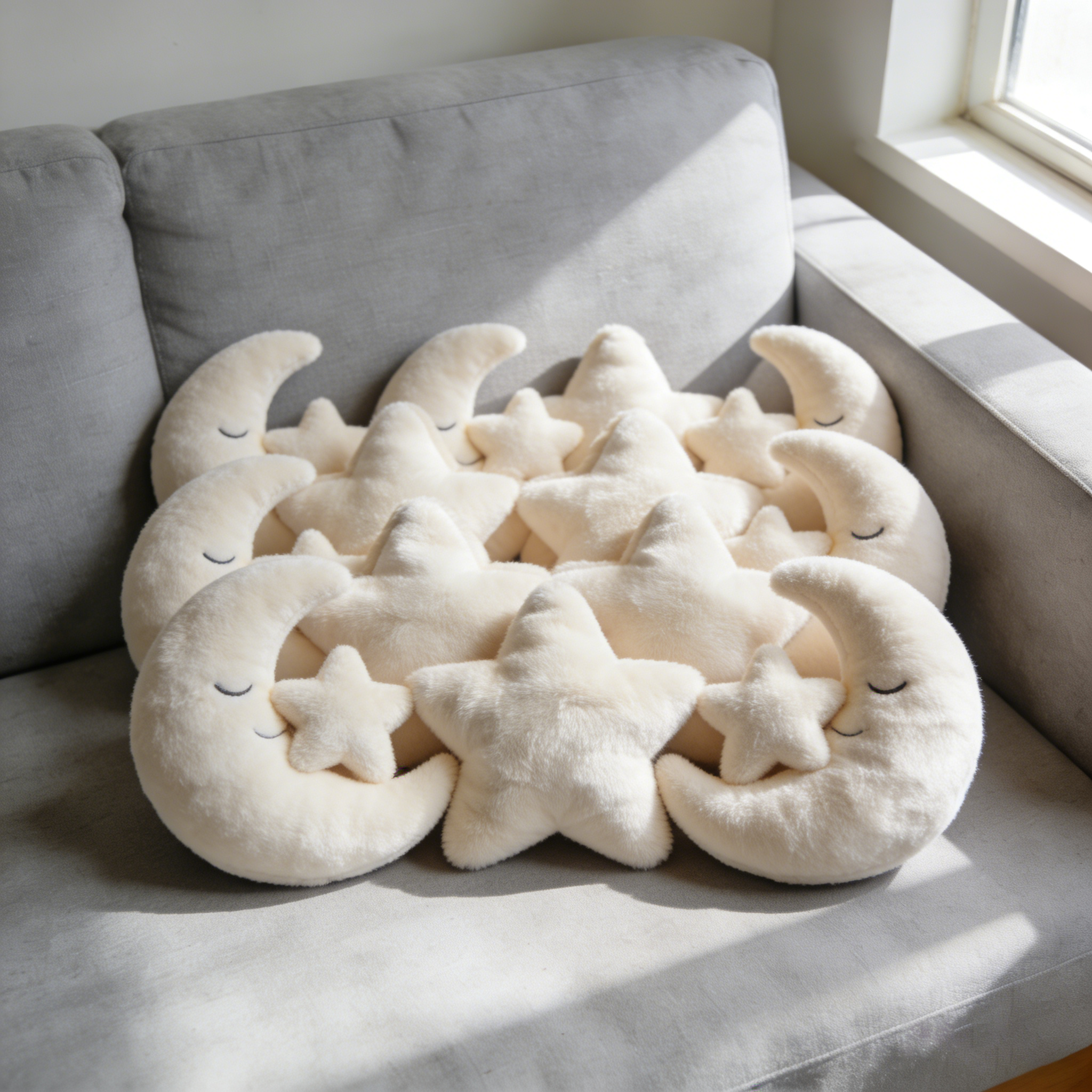 Coussin décoratif en peluche (contactez-nous pour le catalogue)