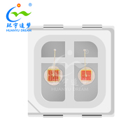 Diode LED bicolore à double puce 2700K + 6500K 5054 SMD LED 0.5W 1W 2W 3V 6V 9V SMD bicolore pour lampes LED réglables