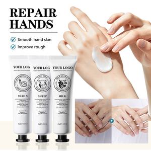 Crema de <span class=keywords><strong>Manos</strong></span> de Leche de Marca Privada, Crema Hidratante y Nutritiva, Crema de <span class=keywords><strong>Manos</strong></span> con Manteca de Karité y Colágeno, Loción Blanqueadora <span class=keywords><strong>para</strong></span> <span class=keywords><strong>Manos</strong></span>, Tamaño de Viaje, OEM - Product Image 5