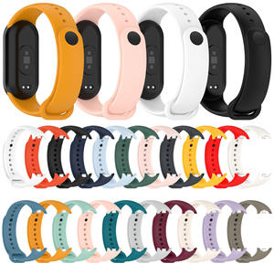 Bracelet en silicone coloré Tschick pour Xiaomi <span class=keywords><strong>Band</strong></span> 8 9 Bracelet montre intelligente Bracelet de remplacement pour <span class=keywords><strong>mi</strong></span> <span class=keywords><strong>band</strong></span> 8 9 Strap - Product Image 3