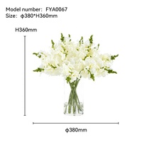 Nouveauté : Arrangements floraux artisanaux réalistes, fleurs artificielles de dahlia pour la Saint-Valentin, les fêtes, les mariages, la décoration de la maison