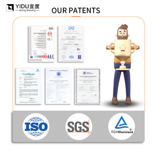 ชั้นวางจอแสดงผลแบบหมุนพื้นไม้โอ๊คแบบพรีเมี่ยมชั้นวางของในซูเปอร์มาร์เก็ตป้ายโฆษณาโลหะโชว์รูมกระเบื้อง - Product Image 6