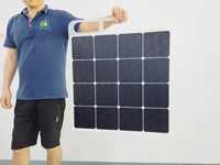 Panneaux solaires monocristallins flexibles PCB Sunpower haute efficacité 55W 50W Watt 9V en stock à bon prix