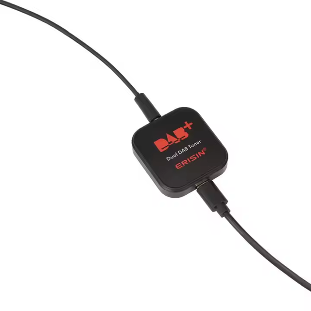 EU Stock Erisin ES394 USB Dual DAB Tuner Receiver DAB+ Digital Radio Broadcasting Plus Receiver for Android Autoradios