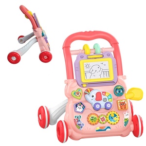 Multi Function Baby <strong>Walker</strong> Baby Push Toy Music Quality Baby <strong>Walker</strong> with and Music <strong>Pink</strong> - Product Image 1