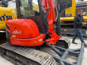 รถขุดขนาดเล็ก Kubota U50-5 ของแท้ เครื่องจักรเดิมมือสอง น้ำหนักใช้งาน 3 ตัน พร้อมเกียร์มิตซูบิชิ ปั๊ม มอเตอร์-คอร์ - Product Image 4