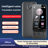 Dispositivo Traductor de Idiomas Portátil con IA, 142 Idiomas, Traducción por Voz y Foto, Traductor Offline para Viajes y Negocios, OEM