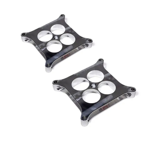 ชิ้นส่วนเสริมคาร์บูเรเตอร์แบบดูดอากาศ CNC อลูมิเนียม 6061-T6 ผลิตตามสั่ง OEM สำหรับเพิ่มปริมาตรและฉนวนกันความร้อน สำหรับรถแข่งดราก์เรซซิ่ง - Product Image 2