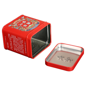 Thiết Kế Đẹp Tùy Chỉnh Oem Nhà Máy <span class=keywords><strong>Made</strong></span> <span class=keywords><strong>Rectangle</strong></span> Bao Bì Trà Sang Trọng Hộp Thiếc - Product Image 5