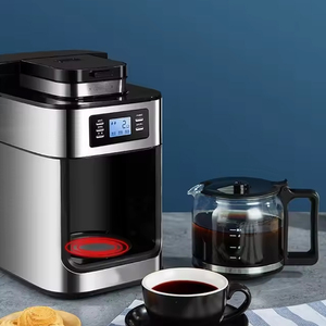 XEOLEO ménage 1.2L Style numérique intelligent automatique <span class=keywords><strong>filtre</strong></span> goutte à goutte cafetière Machine arrêt automatique café <span class=keywords><strong>expresso</strong></span> <span class=keywords><strong>avec</strong></span> <span class=keywords><strong>broyeur</strong></span> - Product Image 4