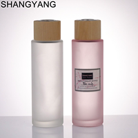 150ml Mattierte Farbige Glas-Duftdiffusor-Flasche mit Deckel, Leerer Nachfüllbarer Aroma-Behälter, Luxuriöser Raumduft für Zuhause, Schlafzimmer und Büro