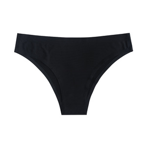 Custom Logo Ladies Low-Rise Seamless G <strong>String</strong> Briefs Ice Silk Thong Sexy Women <strong>Panties</strong> T Back Underwear Temptation For Girls - Product Image 2