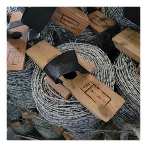 12.5 Gauge galvanizado dois fios arame farpado segurança cerca na Europa - Product Image 2