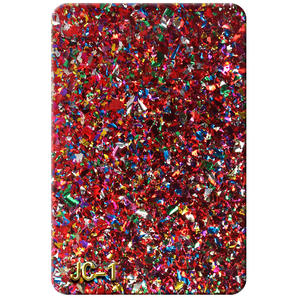 Hoja acrílica con purpurina de nueve colores Juhong, grabado doblado de 5mm para luces, tablero de resina de vidrio, hoja acrílica de corte láser C02 - Product Image 1