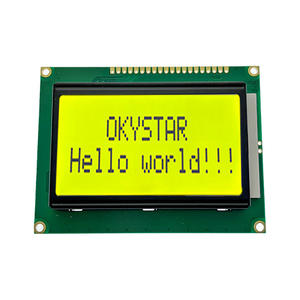 Pantalla LCD OKY4001-1 Amarillo Verde de 5V, Módulo de Pantalla LCD 12864, LCD de 128x64 - Product Image 3