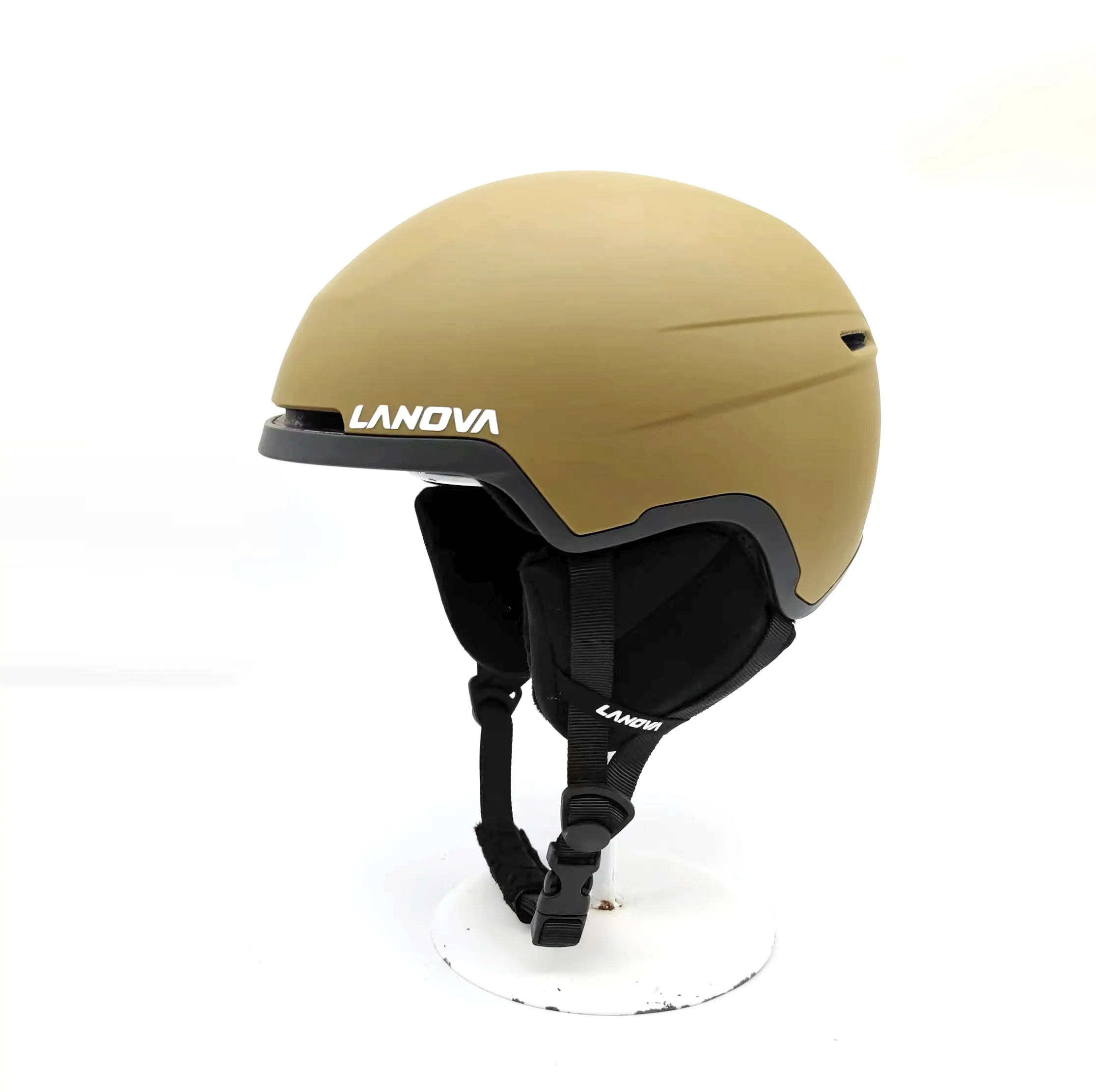 LaNova Factory's Latest High Quality Black Adult and Youth In-Mold Ski Helmets