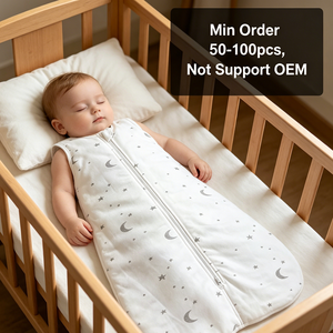 Ventes chaudes, gigoteuses pour bébé en coton doux, respirant et confortable, avec fermeture éclair - Product Image 1