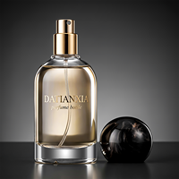 Flacon de parfum en verre personnalisé 30ml 50ml 100ml Flacon vide avec logo personnalisé et emballage cadeau personnalisé