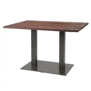 High Table Legs Rectangle Bottom Stamping Base Double Column Top Frame Different Size Steel Dining Table Bases