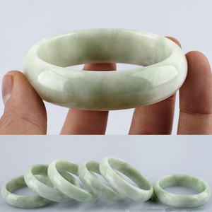 <strong>Wholesale</strong> Promotional Beautiful Green <strong>Stone</strong> s High Quality Rounded Natural <strong>Stone</strong> <strong>Jade</strong> Bangle Green - Product Image 5