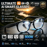 Lunettes Intelligentes Mooden CY03 AI : Vision Intelligente, Caméra 800W, Enregistrement Vidéo, Traduction IA, Lunettes IA