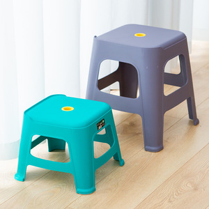 Sichuan Hengfeng <b>Plastic</b> <b>Stool</b> Square Durable Garden Chair Contemporary Design Bright Yellow Peacock Green Scarlet - Product Image 2