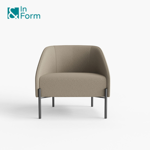 Sofá Italiano Moderno Minimalista de 2 Plazas Tapizado en Tela para Sala de Espera o Recepción de Oficina F910 - Product Image 6