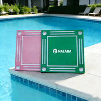 Taille personnalisée/Couleur/Logo Party Water Floating Mahjong Mat Rainures intégrées EVA Float Mahjong Table pour piscine