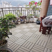 Plancher d'extérieur imperméable à l'eau, plancher de terrasse Composite, Patio, terrasse, carreaux en bois et en plastique