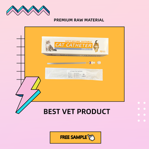 Ống thông tiểu thú cưng chất lượng y tế cao cấp, không có thanh dẫn hướng, đầu mở, kích thước 1.0/1.3*130mm - Product Image 2