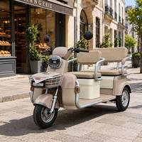 Nouveau Tricycle Électrique 3 Roues 60V 800W pour Transport Urbain avec Cabine Ouverte et Grand Panier – Vente en Gros 2026