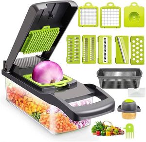 Multifunctional 16 in 1 Fruit <b>Vegetable</b> Onion Slicer Dicer Spiralizer <b>Shredder</b> Hand Graters <b>Vegetable</b> Chopper Cutter - Product Image 2