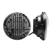 Phares de projecteur ronds Led de 7 pouces pour Land Rover Defender 7 "lampe Halo Angel Eyes avec clignotant pour Jeep JK pour Renegade