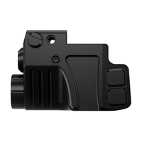 Combo de visée laser vert rouge bleu de chasse compact et lampe de poche tactique stroboscopique à 500 lumens