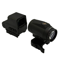 Holographic Sight 3X Magnifier Set with High Clear View for Outdoor Security Use High Pressure Aluminum Construction