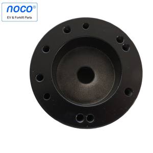 Accesorios para Carrito de Golf Pioneer, Base de Volante Deportiva Negra con Costuras Rojas y Botón de Bocina, Modelo Compatible - Product Image 2