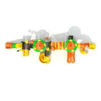 Équipement d'attraction de parc à thème en spirale sur mesure certifié ASTM, solution clé en main, toboggan extérieur durable pour parcs, vente en gros