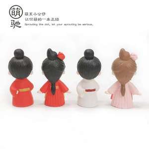 Figurine en résine, ornement, poupée de couple rose et rouge, décoration de la maison, artisanat artistique - Product Image 4