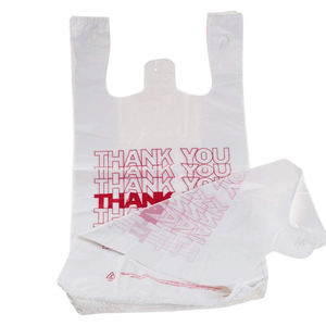 Bolsa de Plástico Degradable Personalizada con Logotipo Impreso, Bolsas de Polietileno Tipo Camiseta con Asa, Bolsa Compostable Tipo Camiseta - Product Image 2