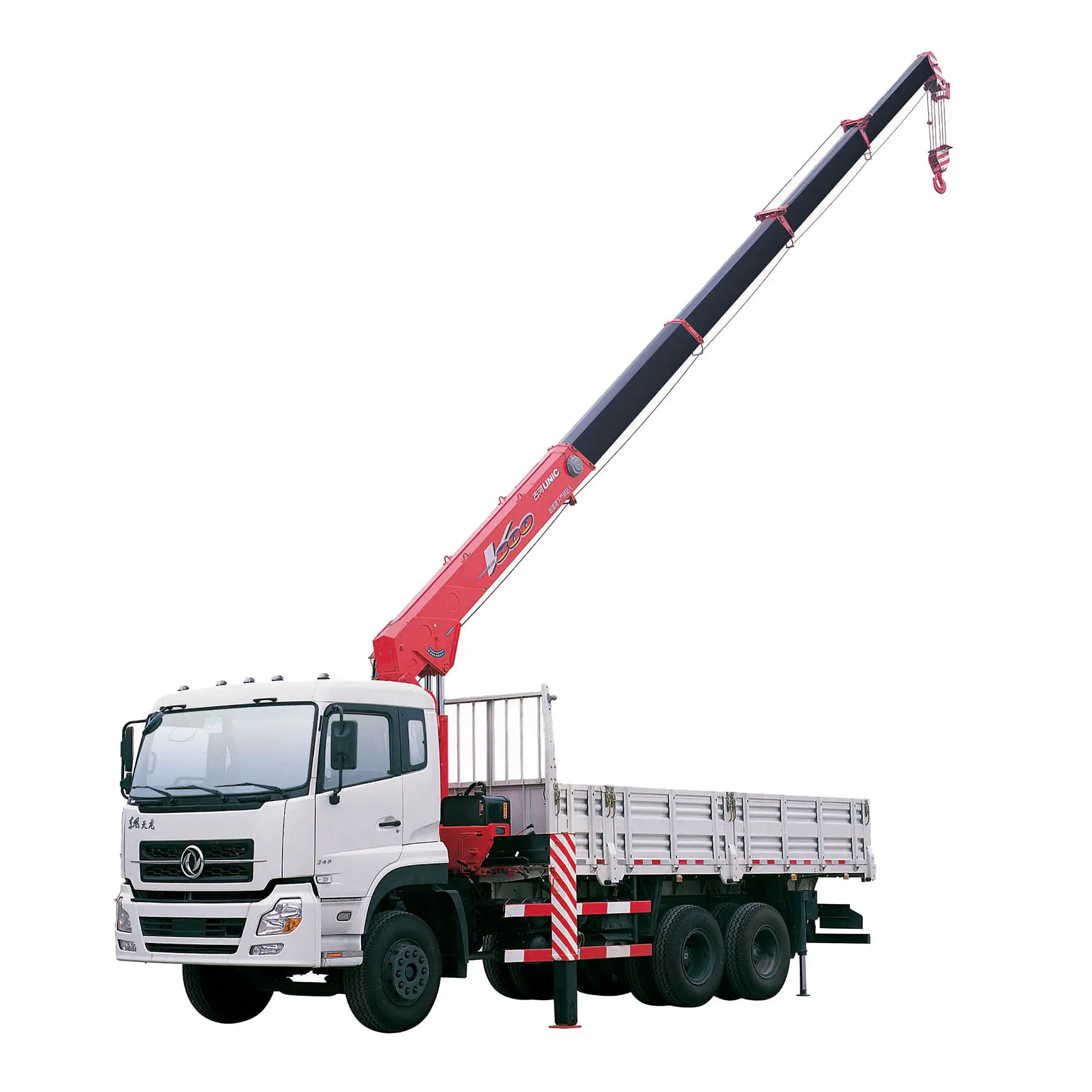 Dongfeng รถเครนบูมยืดหดได้ LHD,รถบรรทุกติดตั้งเครนรุ่น2 4 5 8 10 12 16ตันประสิทธิภาพต้นทุนสูง