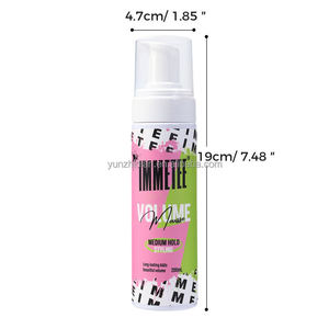 IMMETEE 200ml <span class=keywords><strong>Mousse</strong></span> Coiffante Volumisante Fixation Moyenne pour <span class=keywords><strong>Cheveux</strong></span> <span class=keywords><strong>Fins</strong></span> – Marque Privée Vente en Gros - Product Image 6