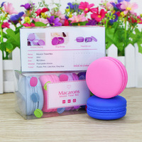 Early Riser Cute Macaron Pill Case - Mini boîte de rangement de bijoux colorée pour vitamines ou bonbons