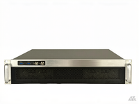 Chasis de Servidor de Montaje en Rack 2U con Ranuras de Altura Completa, Compatible con PSU Redundante, Panel de Aluminio, Profundidad de 480 mm, Chasis ATX